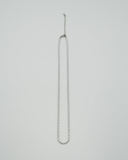 clear strand stainless necklace (stainless steel)