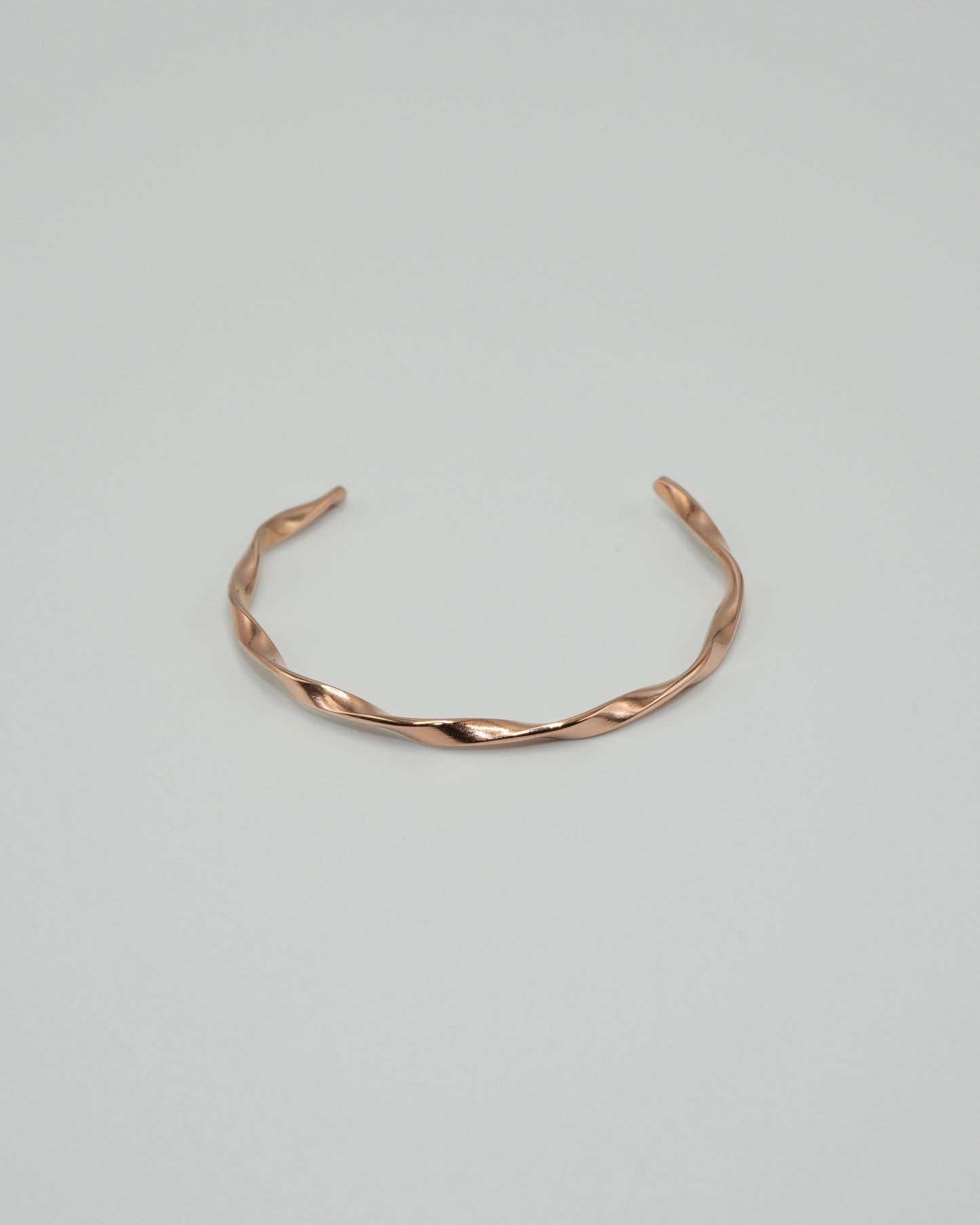 twist line stainless bangle (stainless steel)