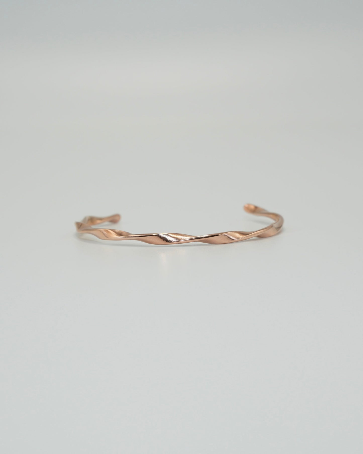 twist line stainless bangle (stainless steel)