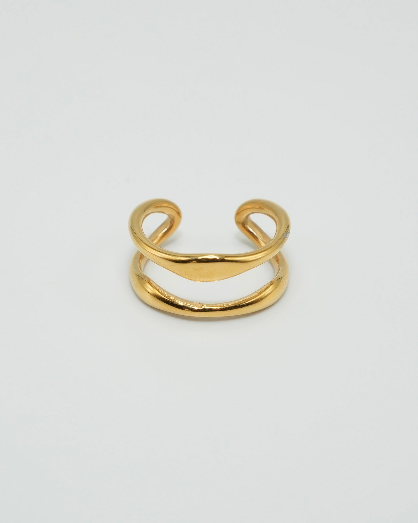 dual curve stainless ring (stainless steel)