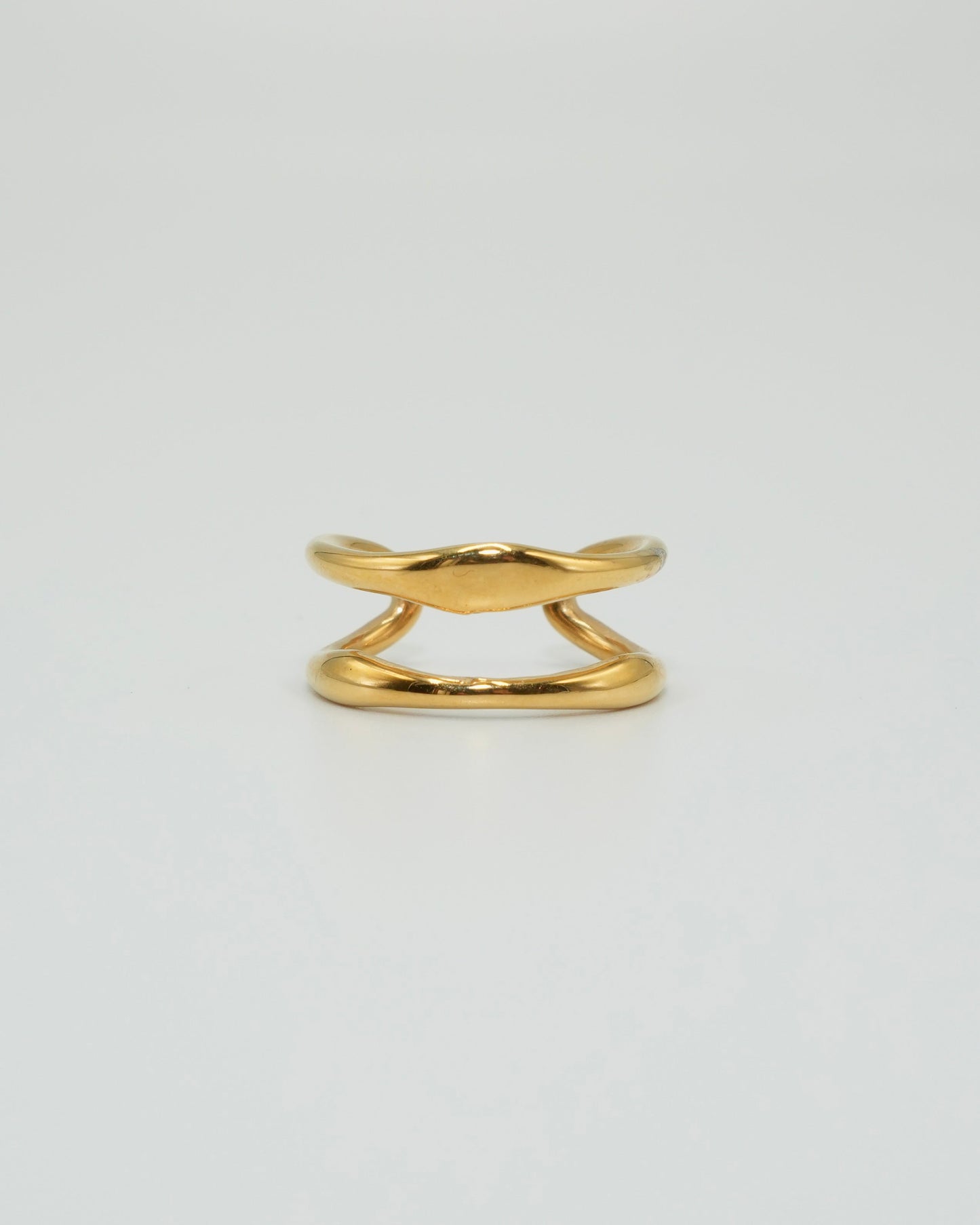 dual curve stainless ring (stainless steel)