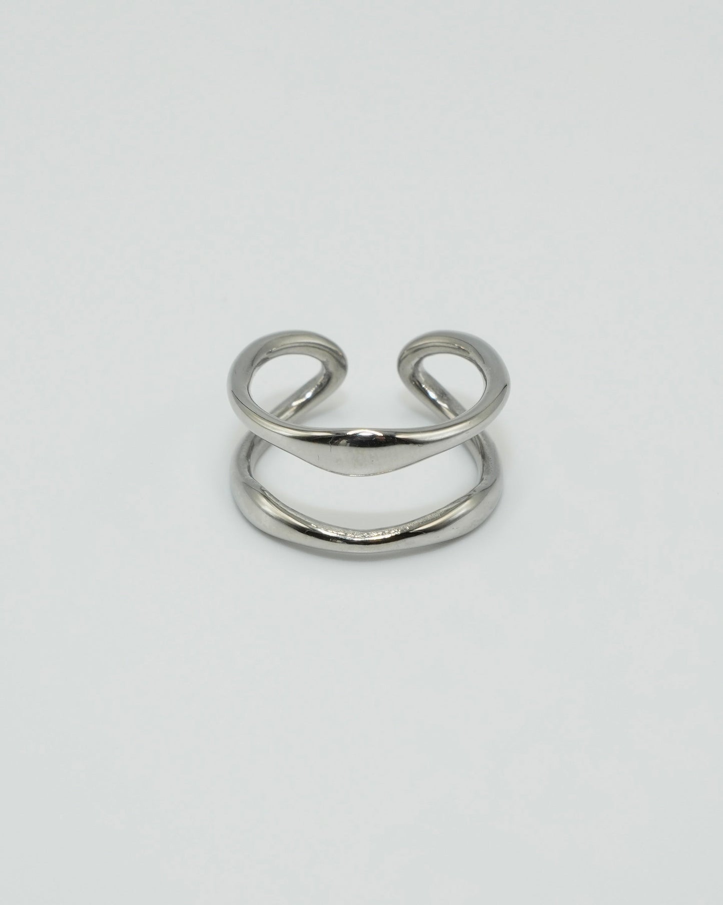 dual curve stainless ring (stainless steel)