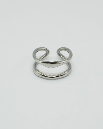 dual curve stainless ring (stainless steel)