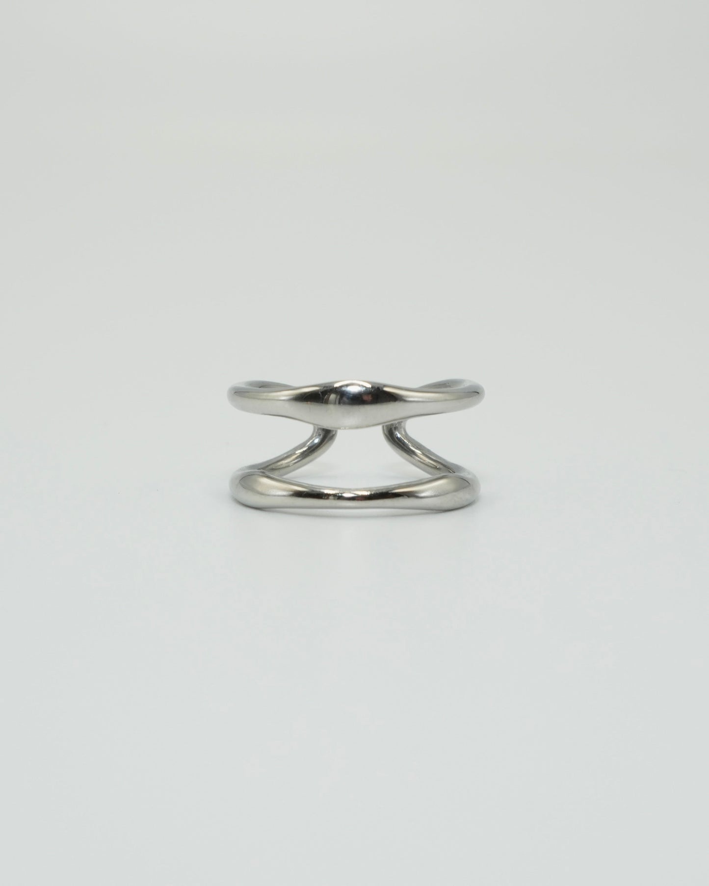 dual curve stainless ring (stainless steel)