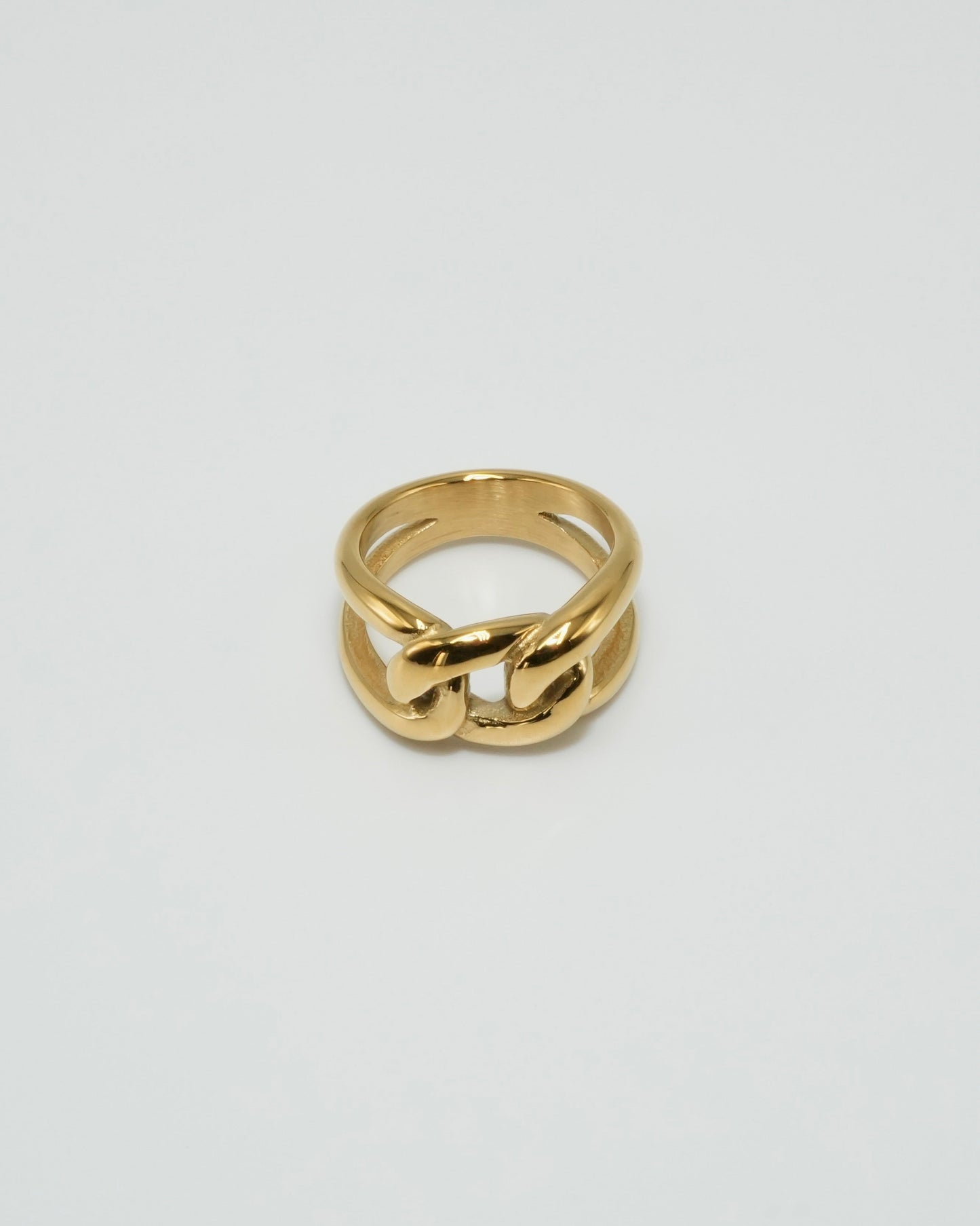 knot link stainless ring (stainless steel)