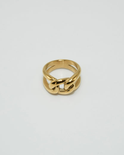 knot link stainless ring (stainless steel)