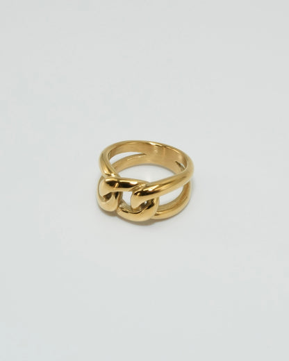 knot link stainless ring (stainless steel)