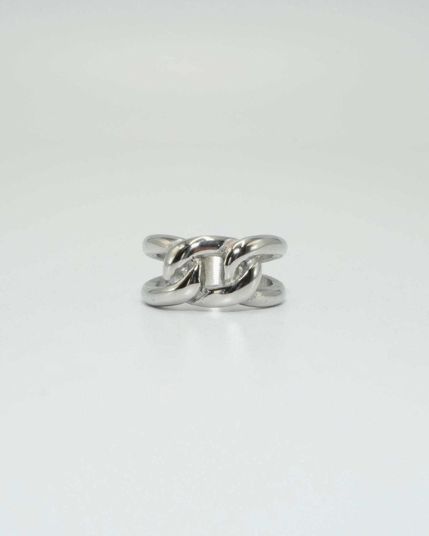 knot link stainless ring (stainless steel)