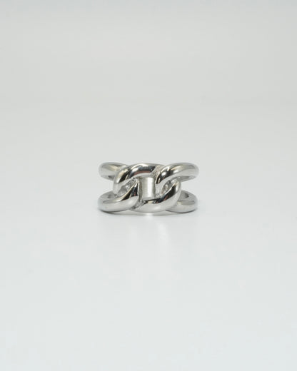 knot link stainless ring (stainless steel)