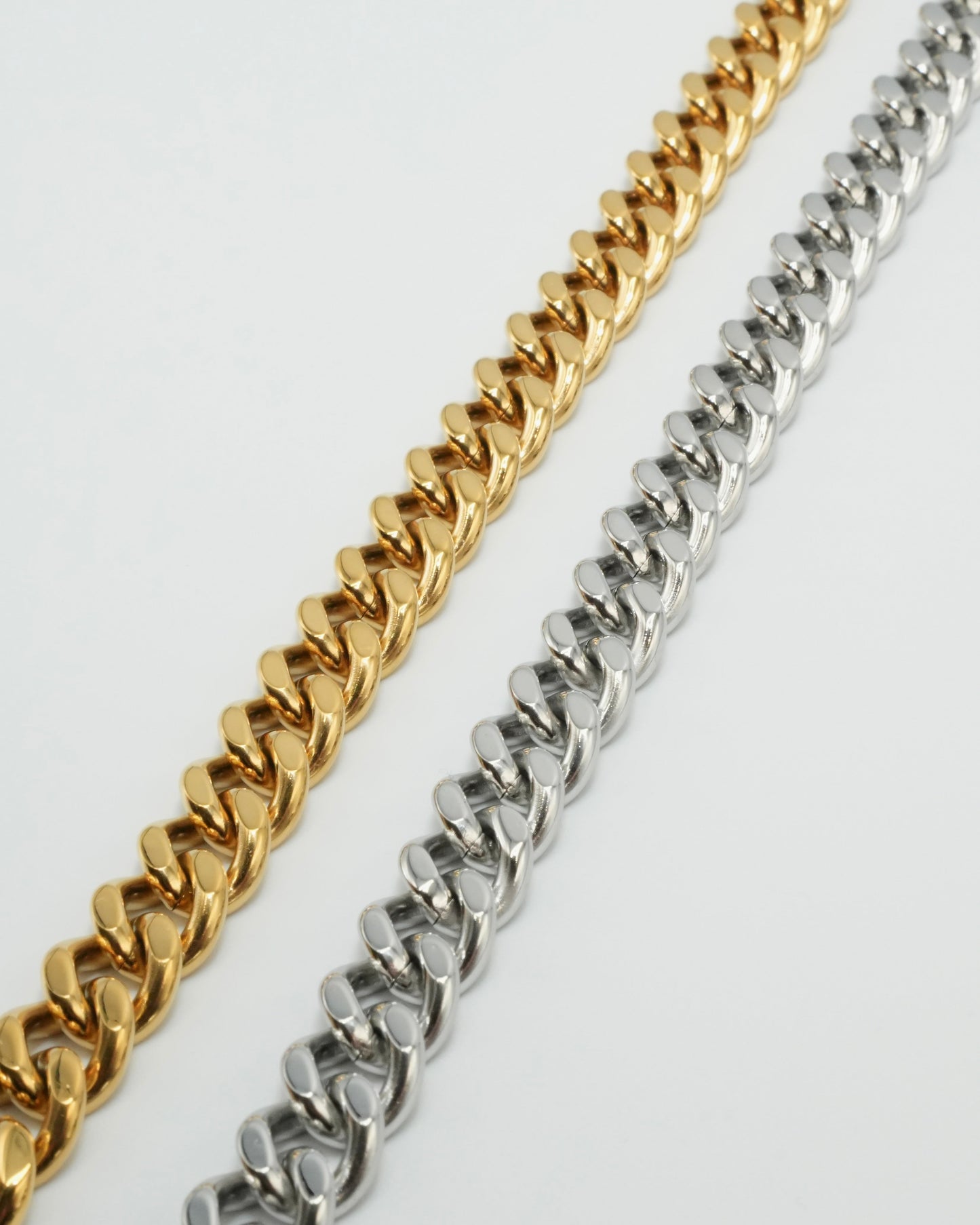 curb chain stainless bracelet (stainless steel)