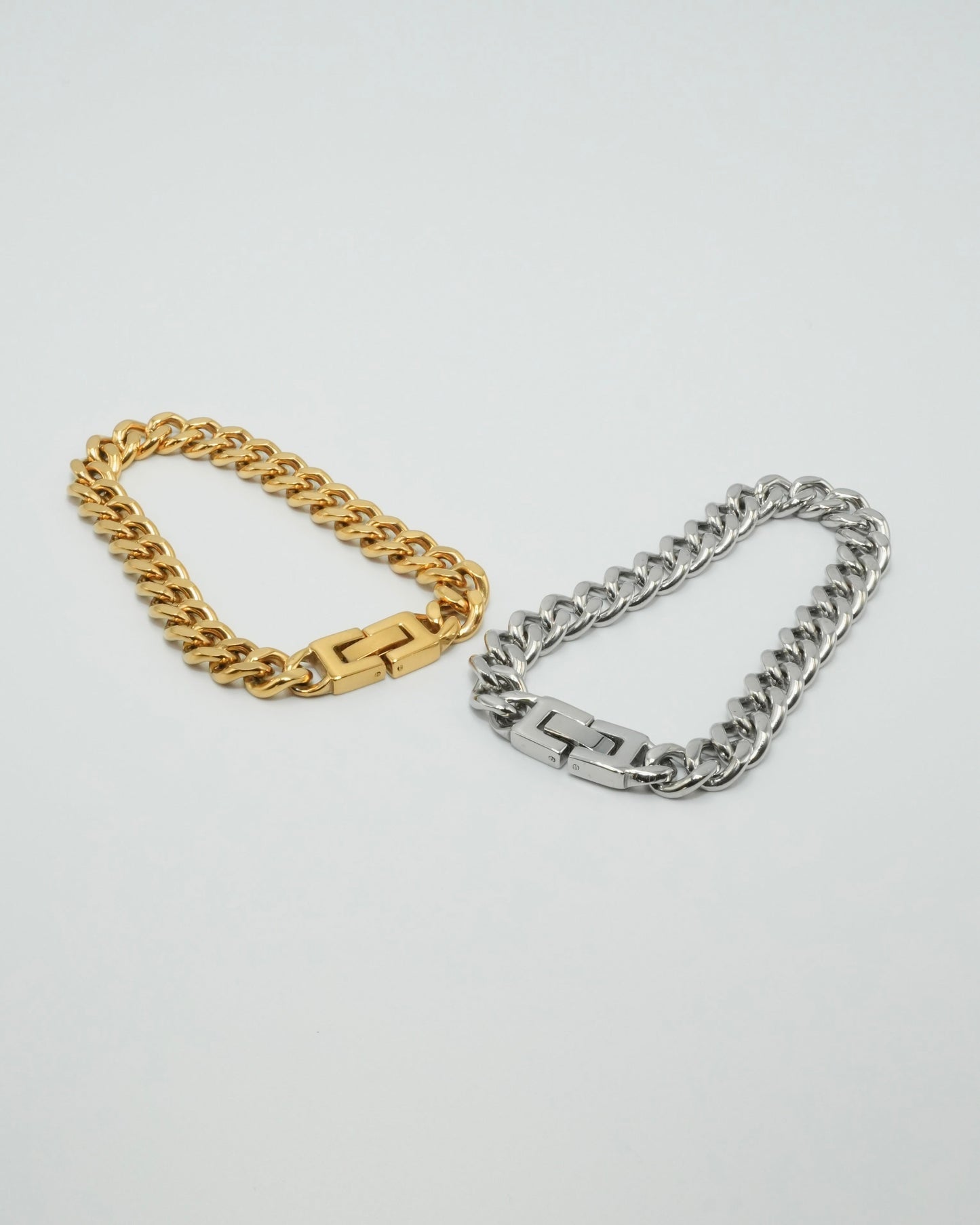 curb chain stainless bracelet (stainless steel)