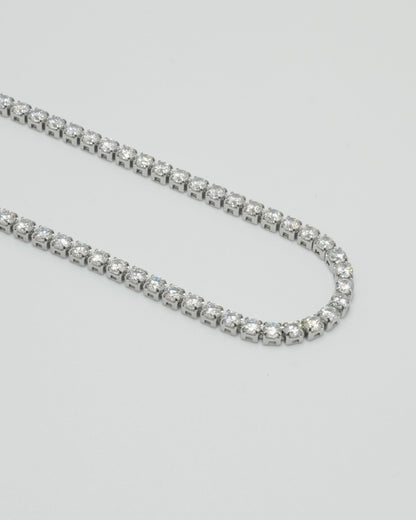 clear stone stainless bracelet (stainless steel)
