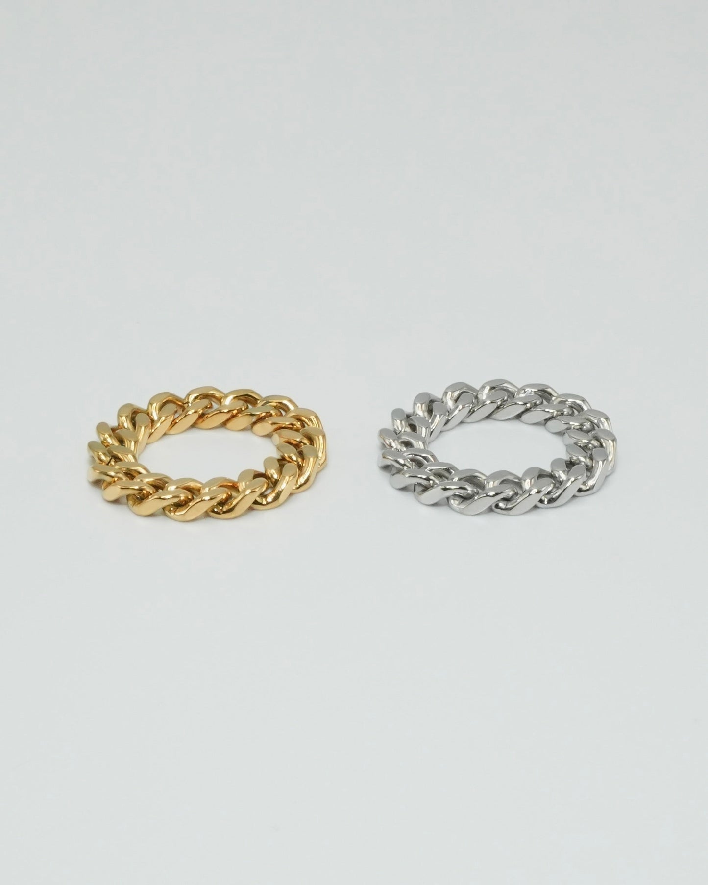 curb chain stainless ring (stainless steel)