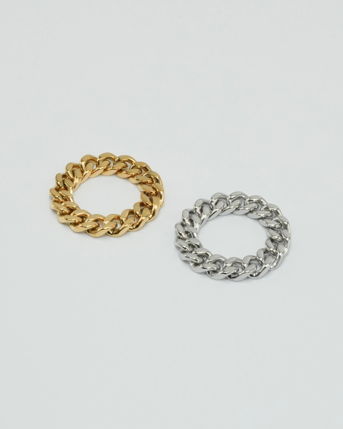 curb chain stainless ring (stainless steel)