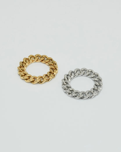 curb chain stainless ring (stainless steel)