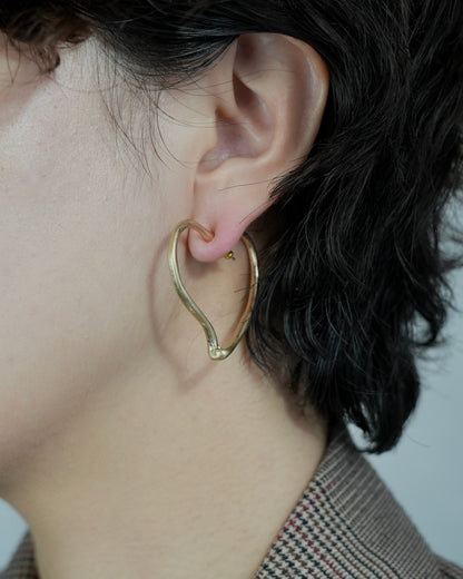 mate heart hoop pierce