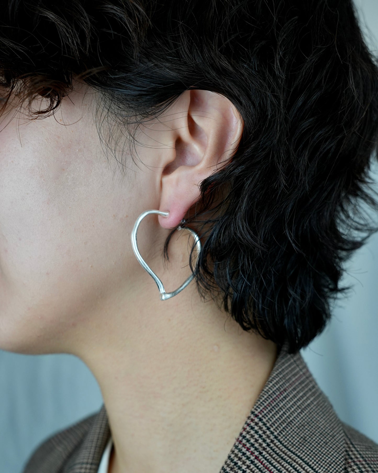 mate heart hoop pierce