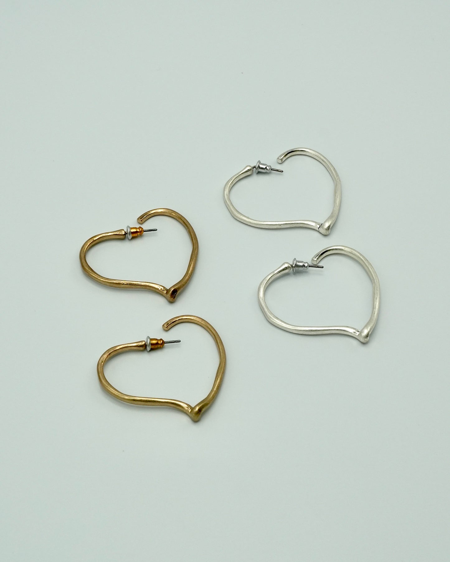 mate heart hoop pierce