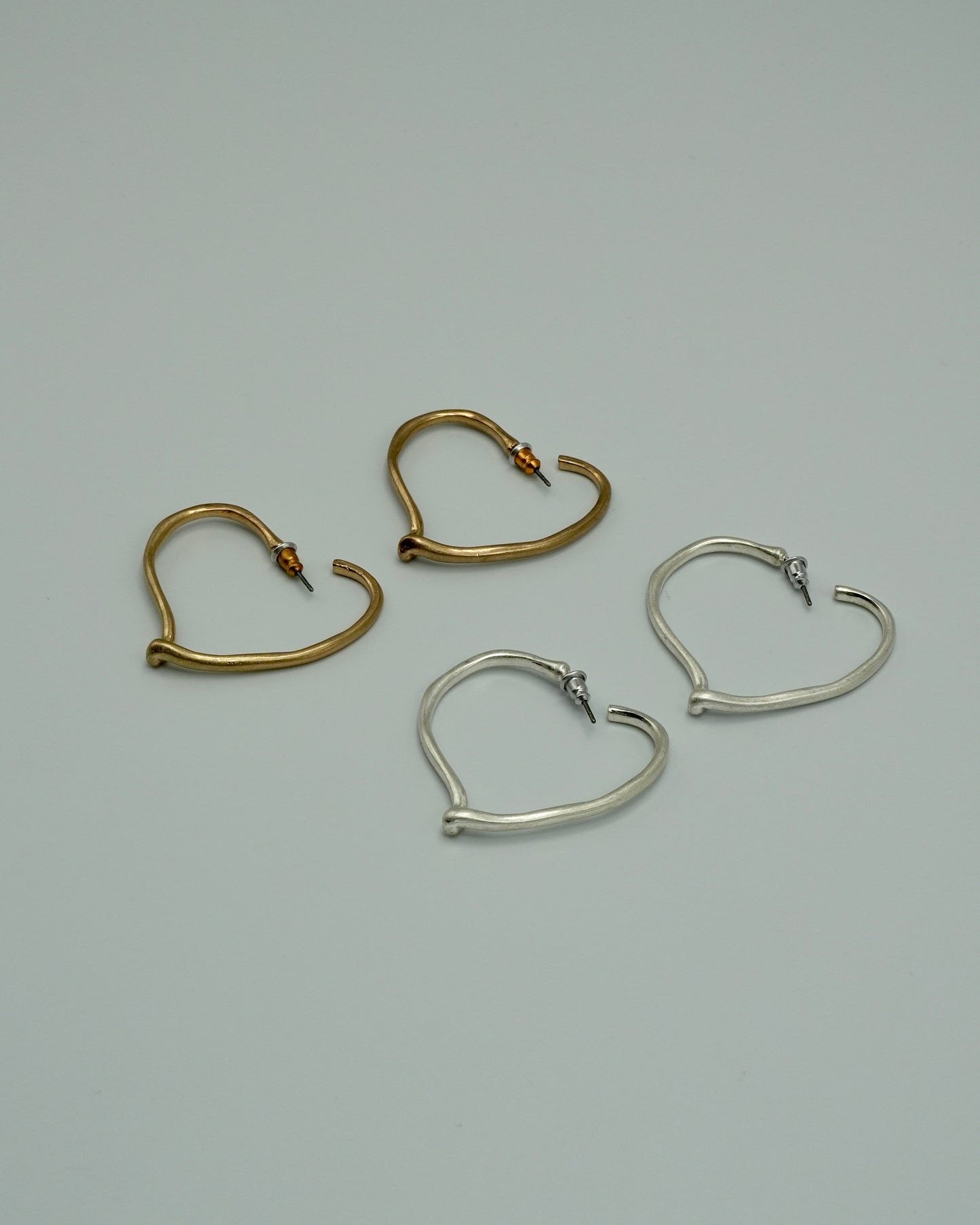 mate heart hoop pierce