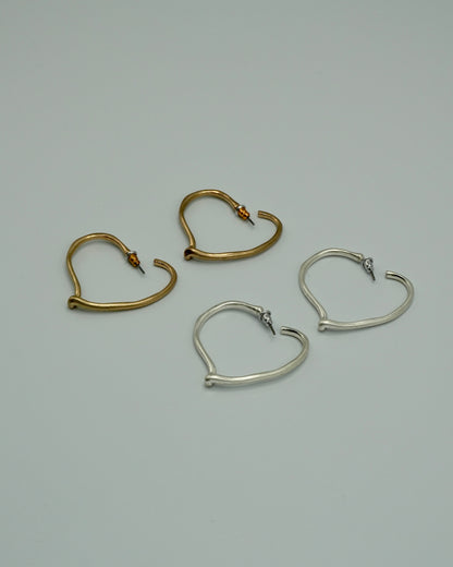 mate heart hoop pierce