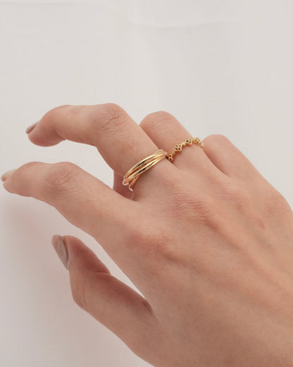 triple layered ring
