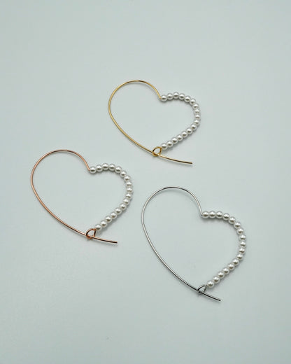 heart hook pearl pierce