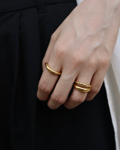 loose curved stainless ring（stainless steel）
