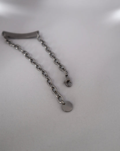 plate chain stainless bracelet（stainless steel）