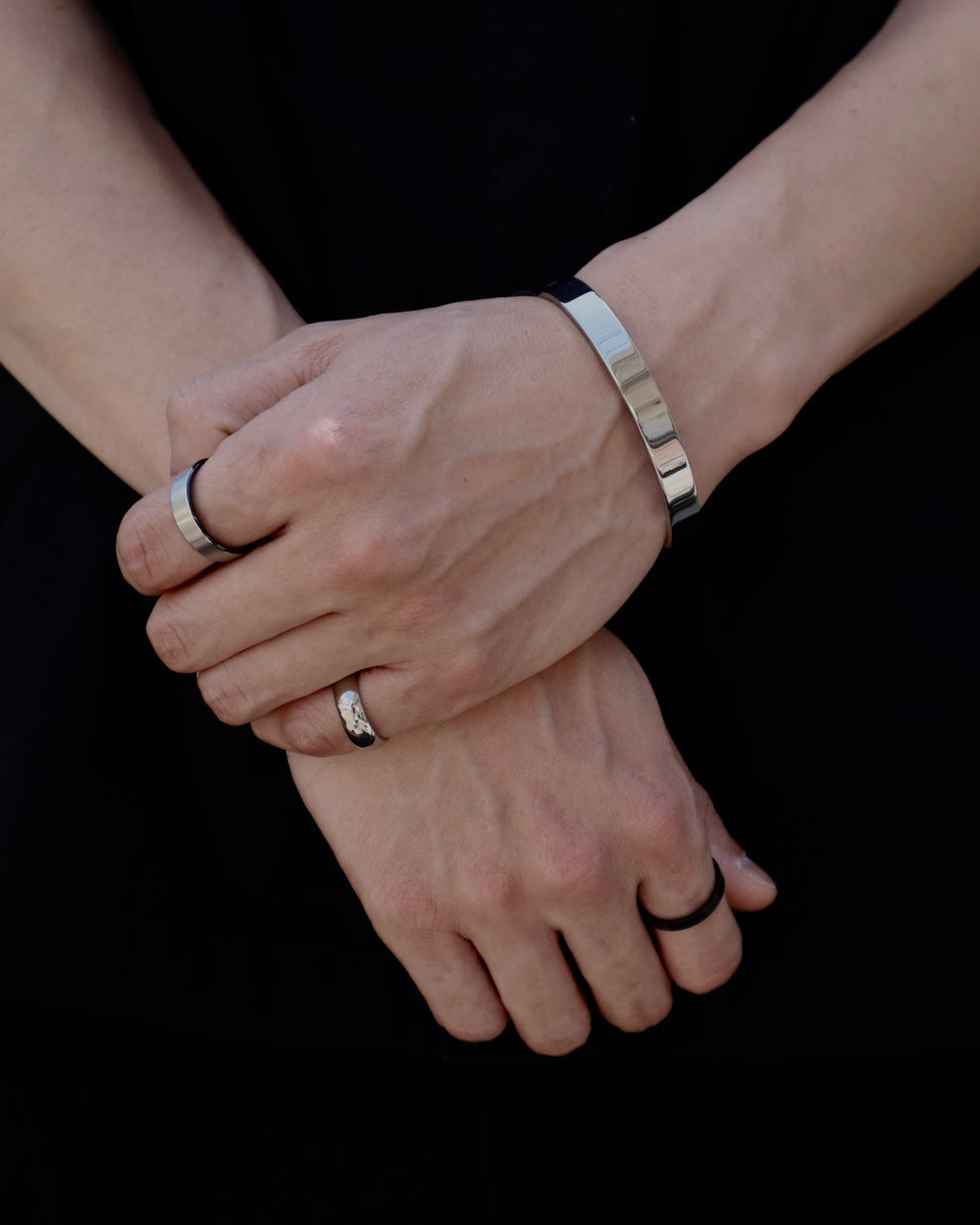 black outline stainless ring（stainless steel）