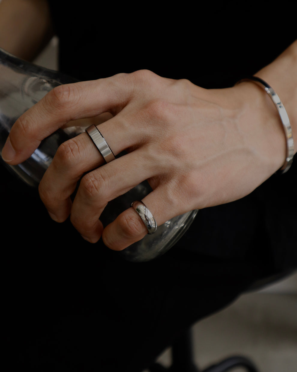 black outline stainless ring（stainless steel）