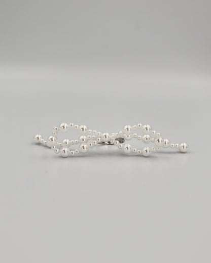pearl ribbon ring