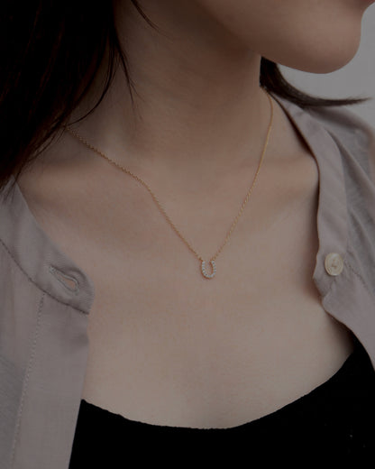 horse shoe necklace