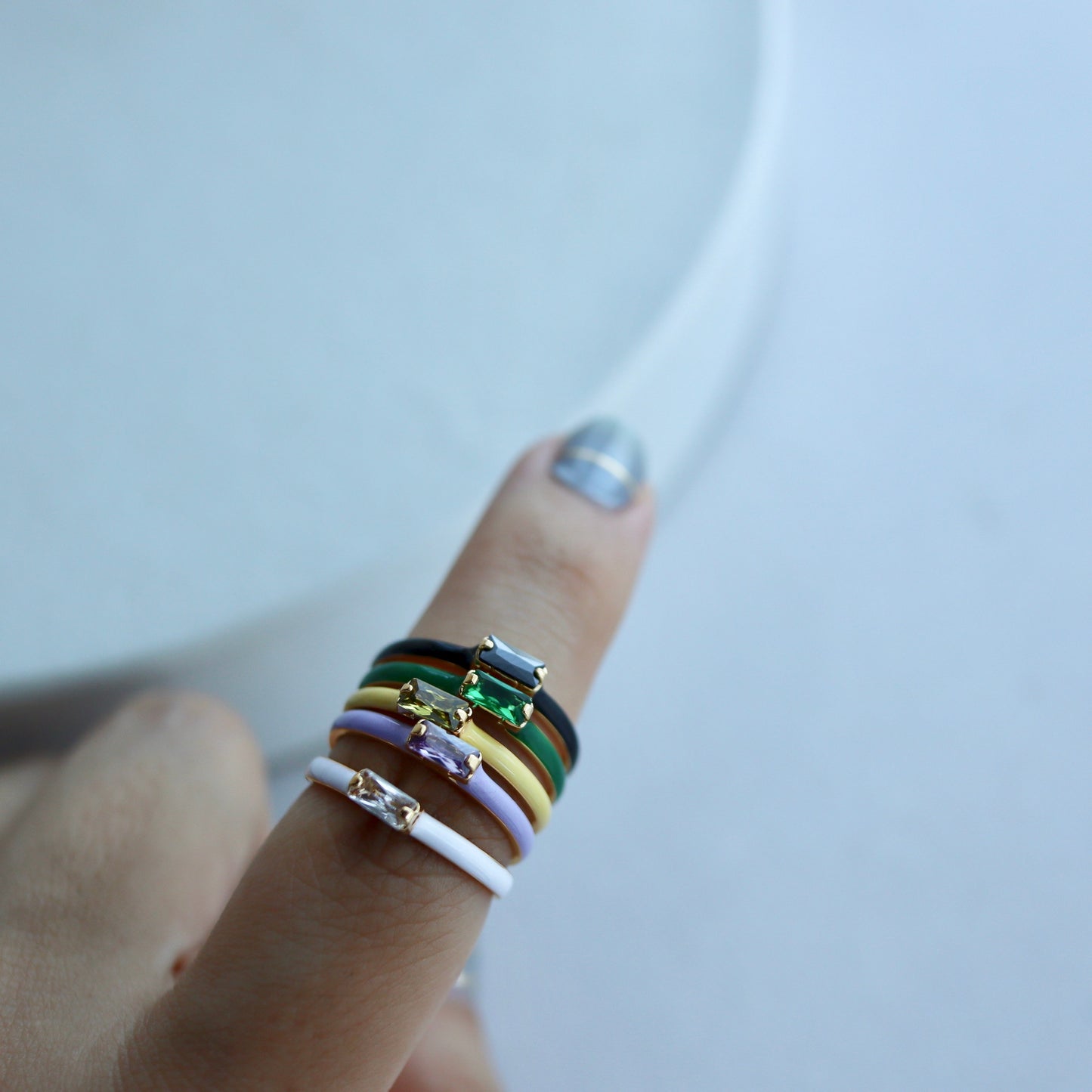 color bijou ring