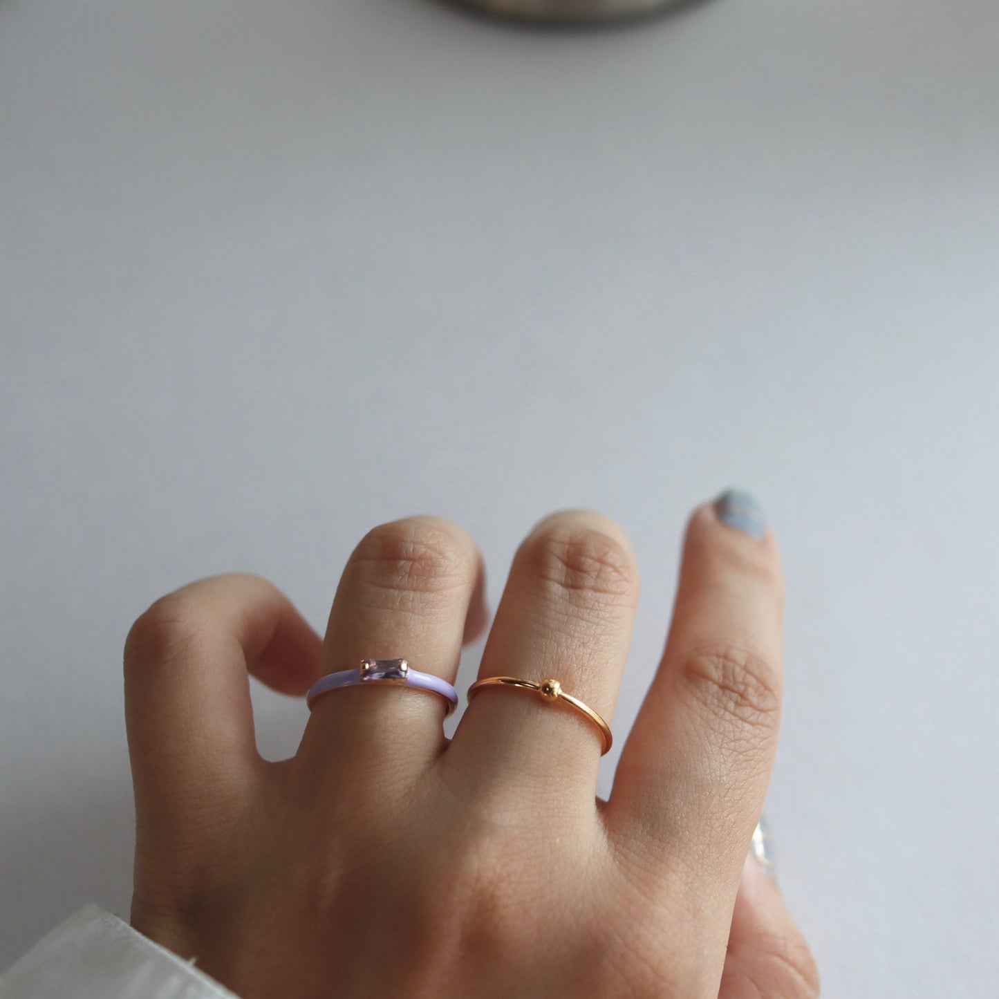 color bijou ring