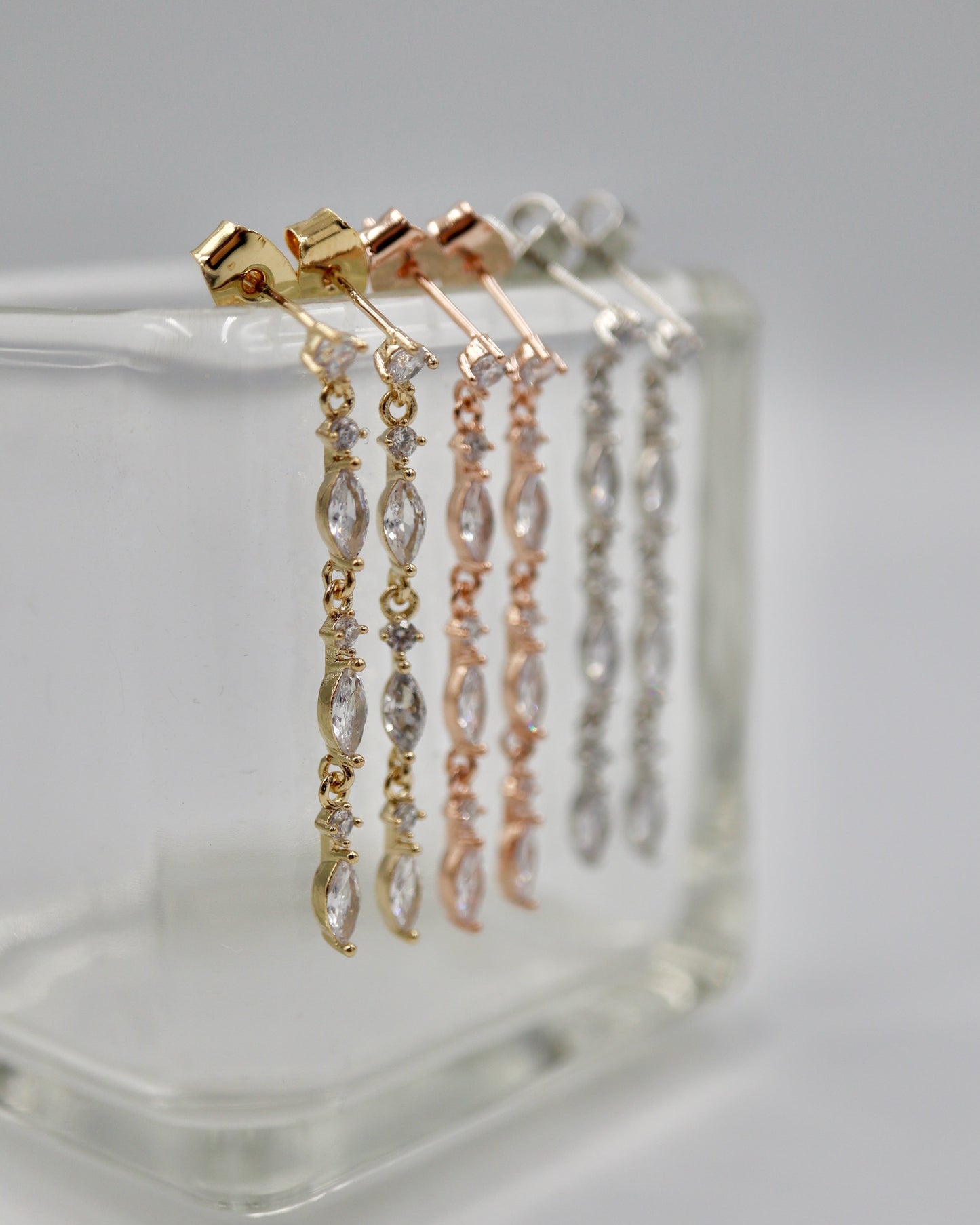 zir line pierce & earring