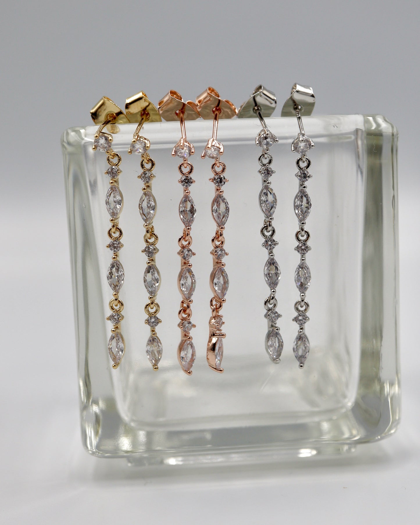 zir line pierce & earring