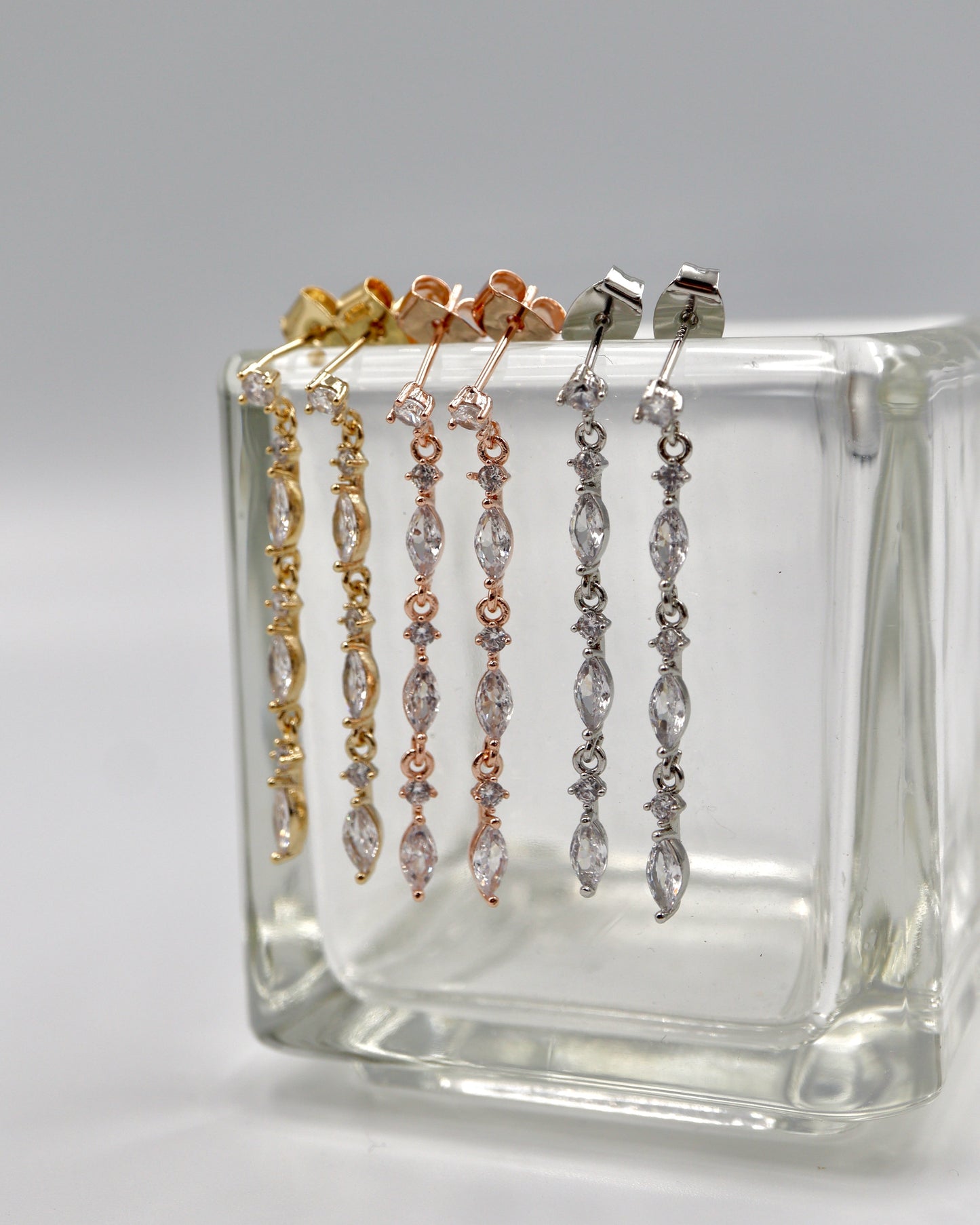 zir line pierce & earring