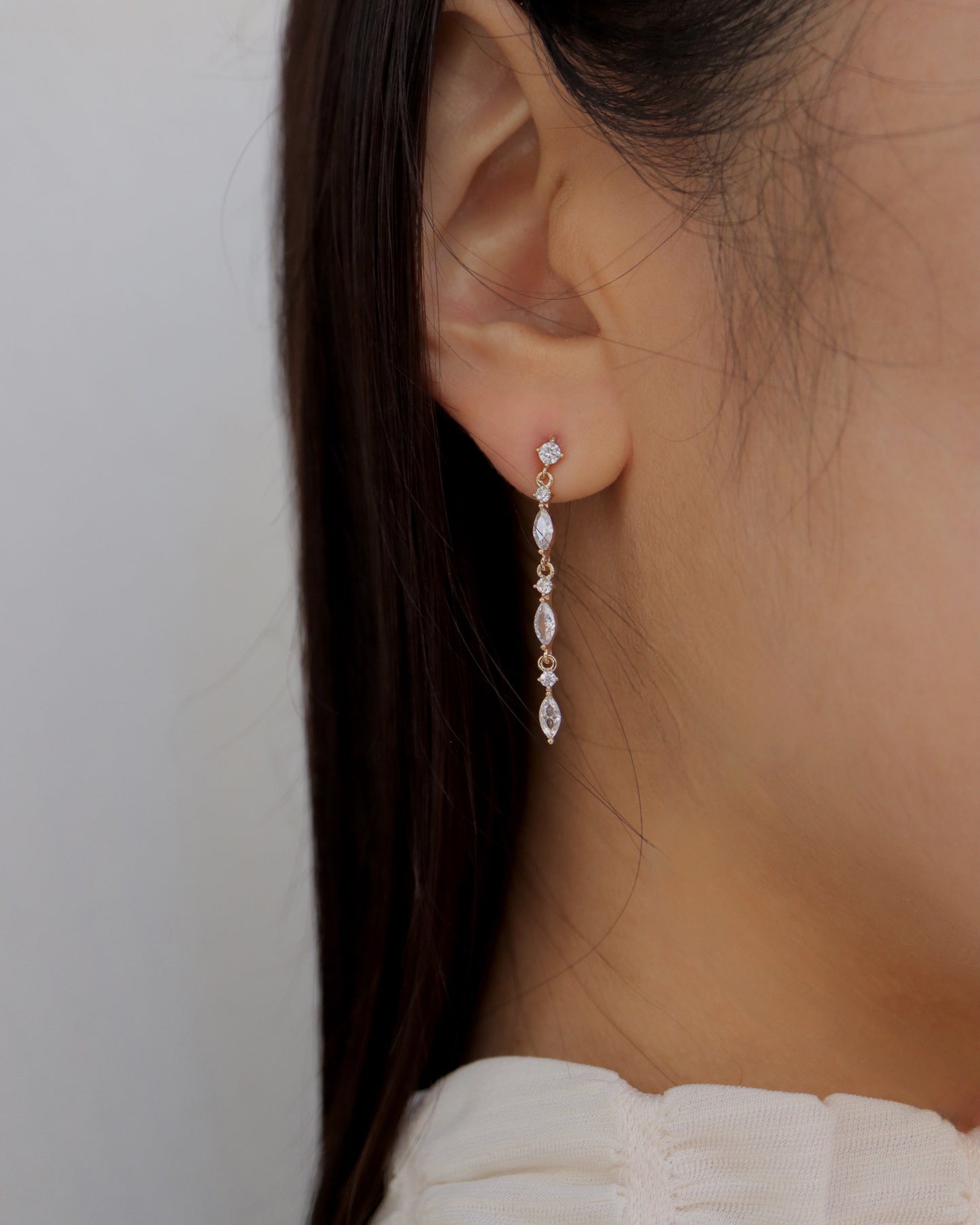zir line pierce & earring