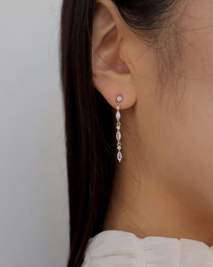 zir line pierce & earring