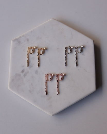zir line pierce & earring