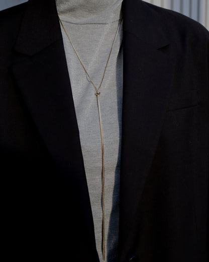 loop tie necklace