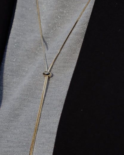 loop tie necklace