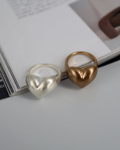 vintage heart ring