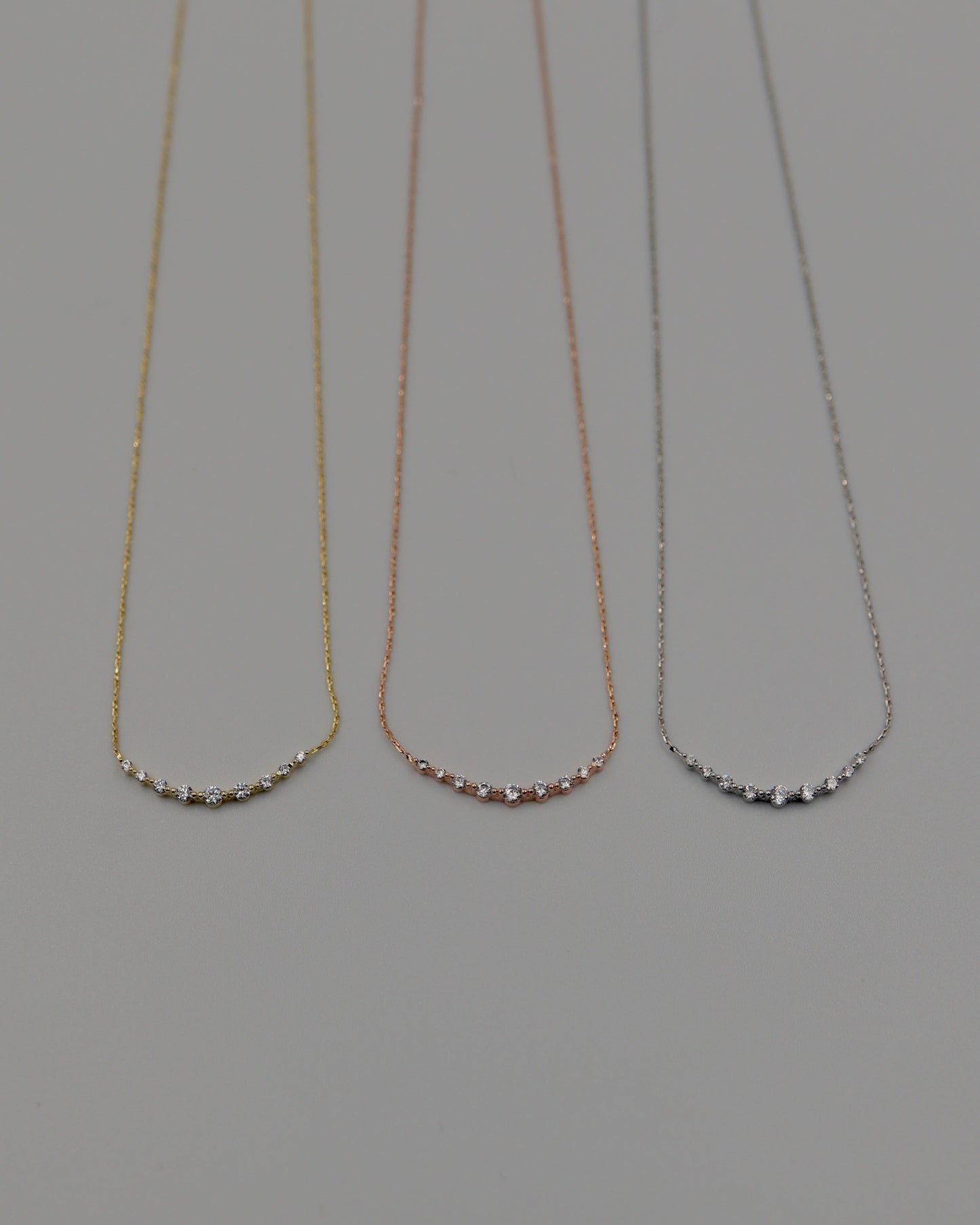 zir long arch necklace