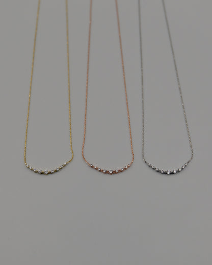 zir long arch necklace