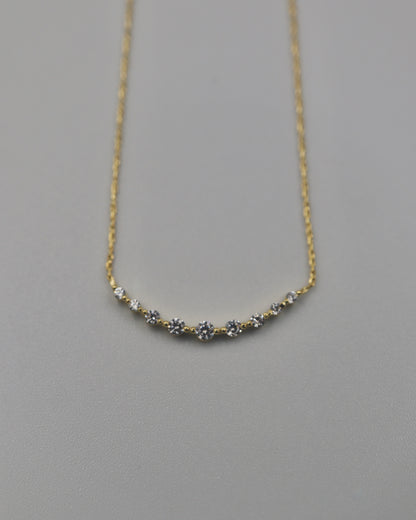 zir long arch necklace