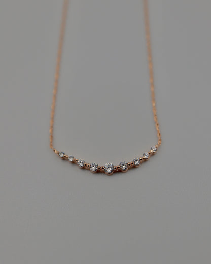 zir long arch necklace