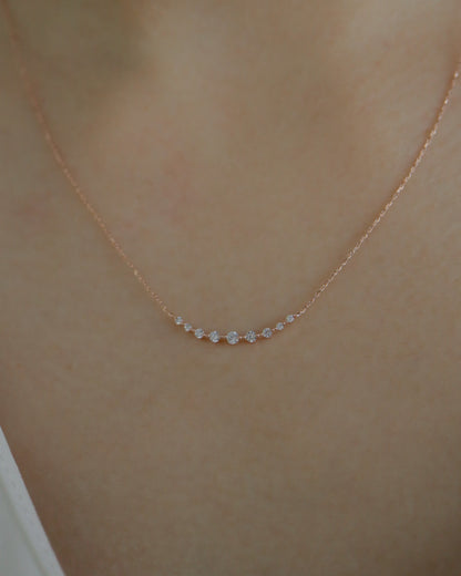 zir long arch necklace