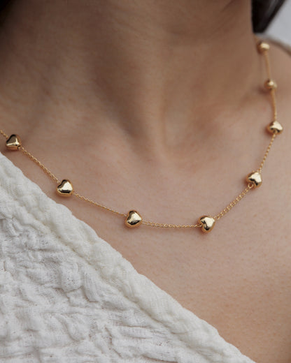 heart chain necklace