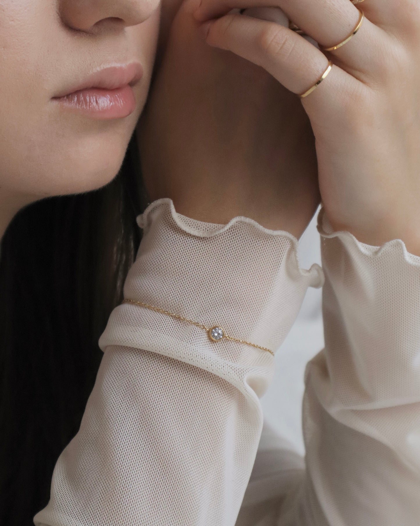 pure jewel stainless bracelet